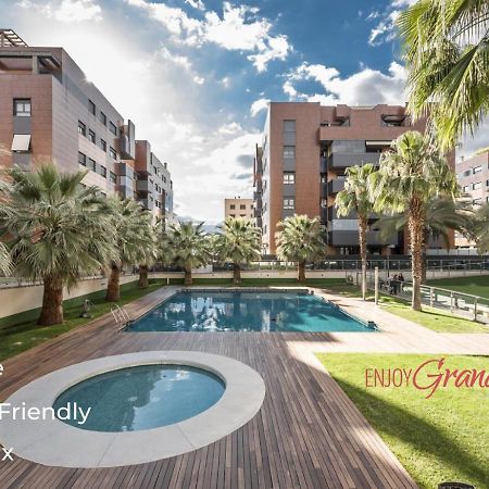 Enjoygranada Emir 3A - Piscina, Gym & Parking Appartamento Esterno foto